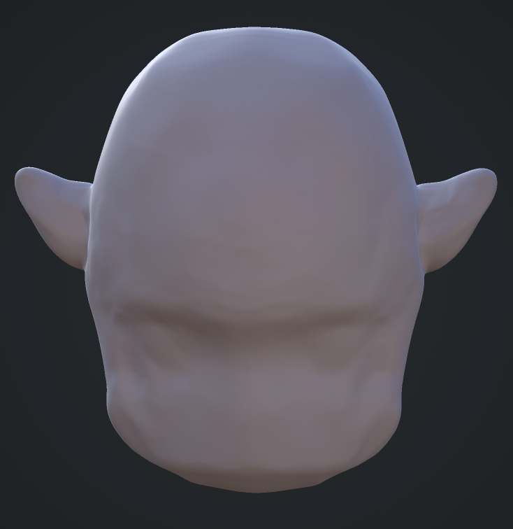 Cheese Head figurine head 3D printed