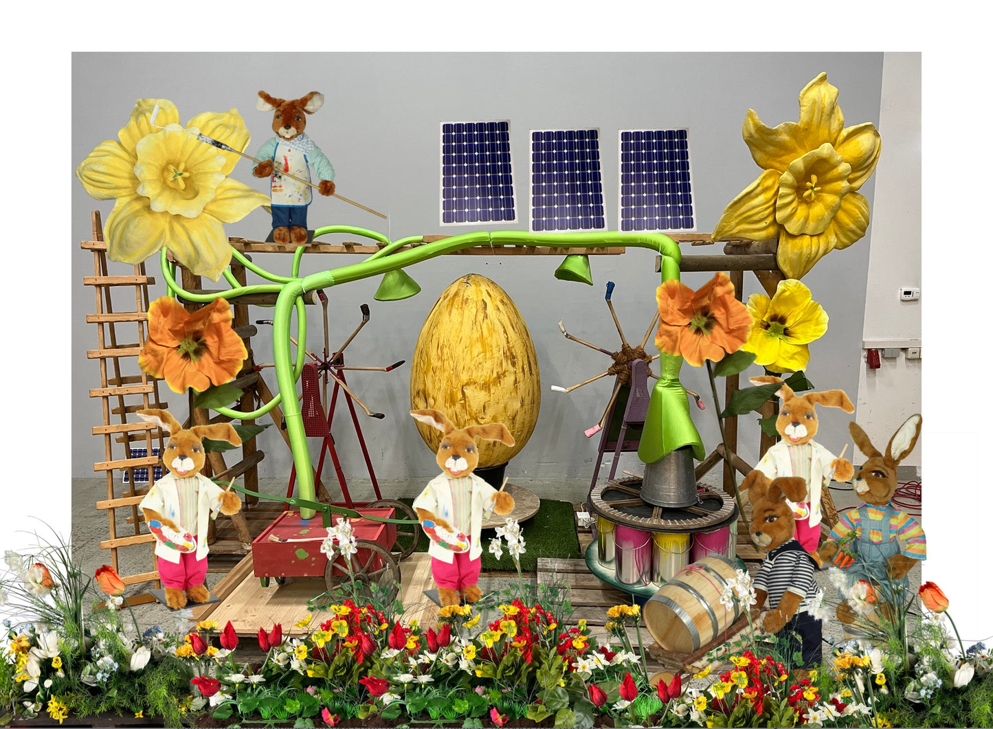 Egg painting machine
