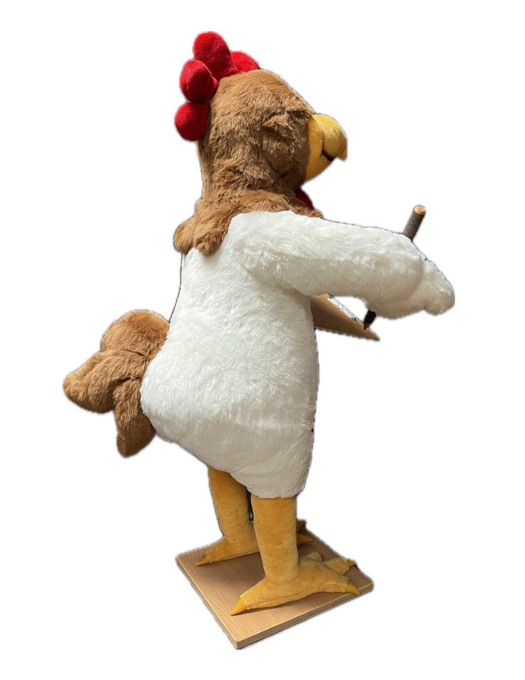 Hahn mit Klemmbrett