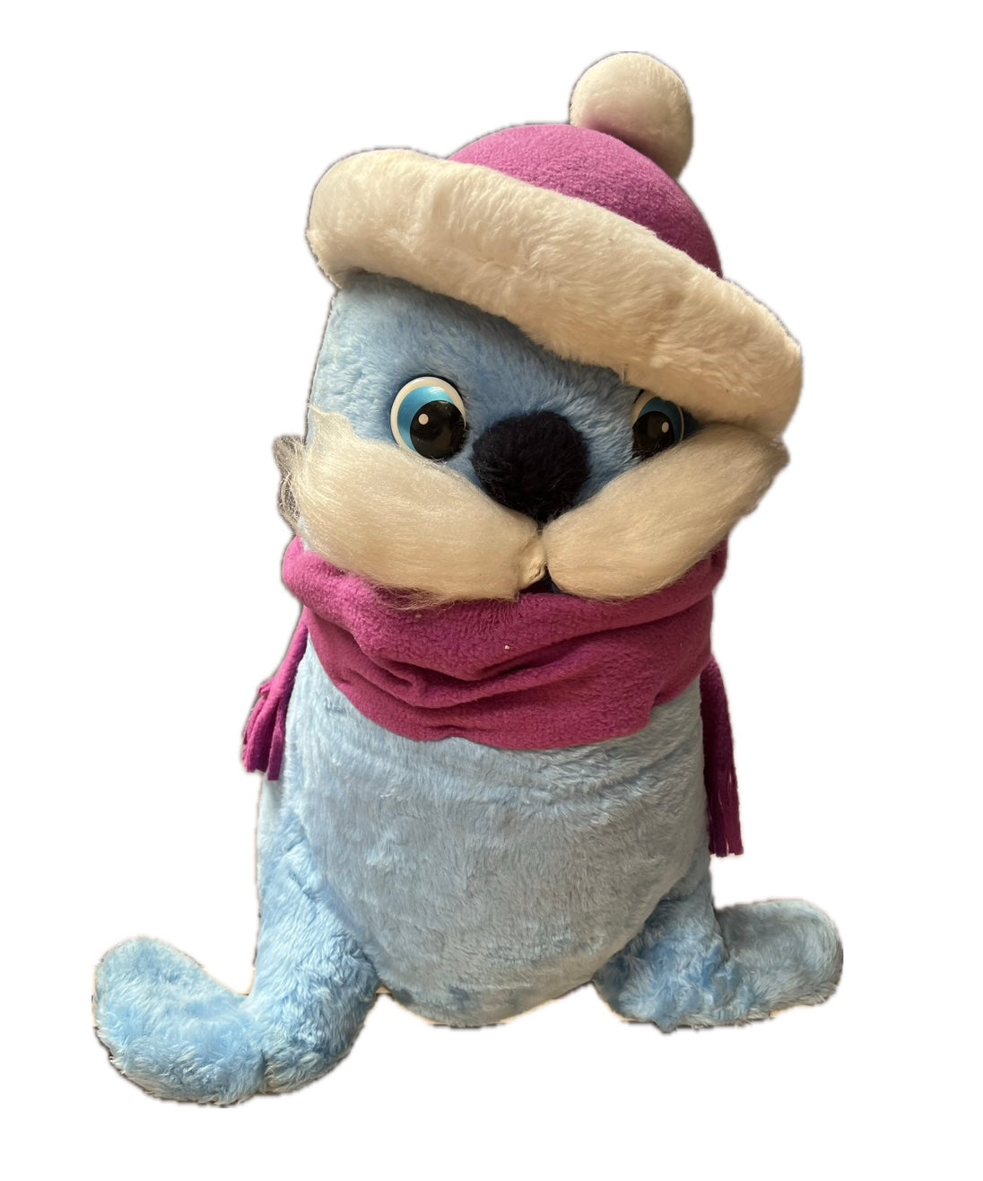Seal with hat and scarf