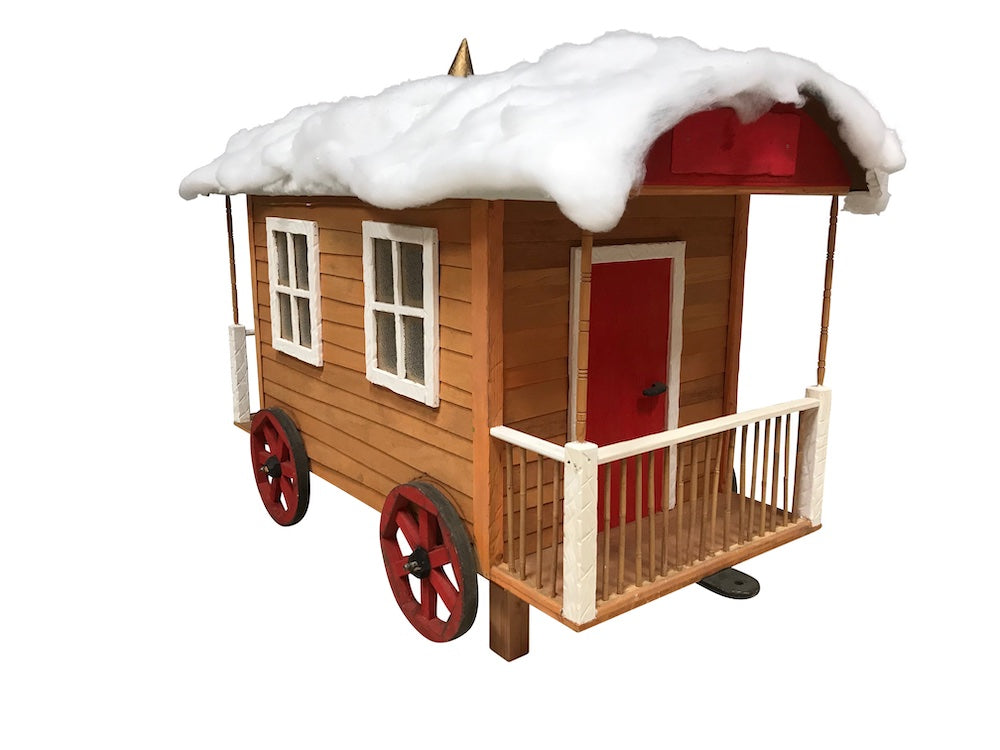 Circus wagon, shingle wagon, caravan