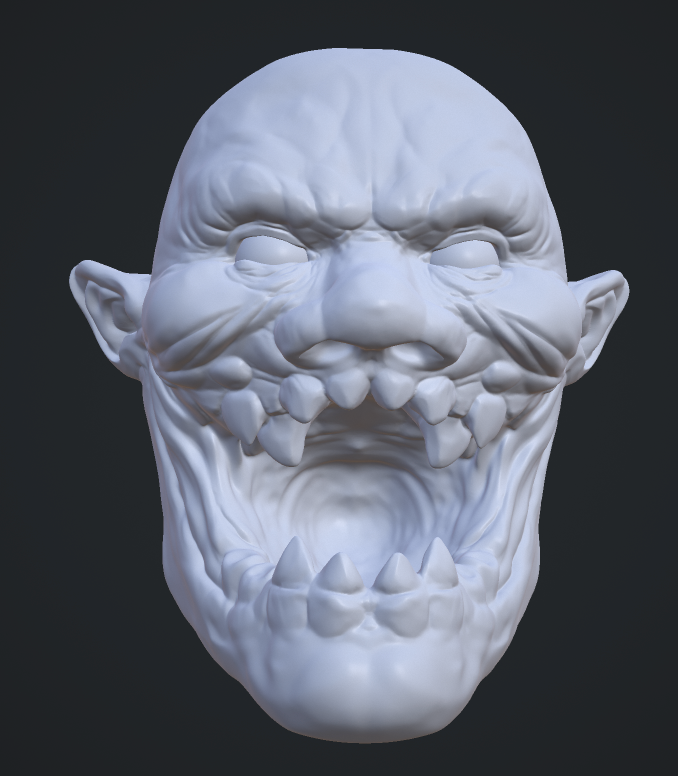 Cheese Head figurine head 3D printed