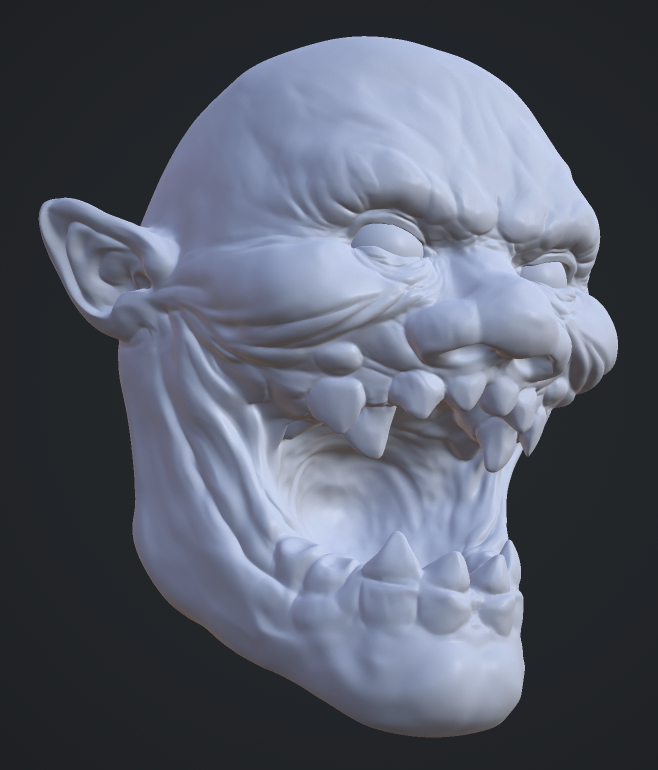 Cheese Head figurine head 3D printed