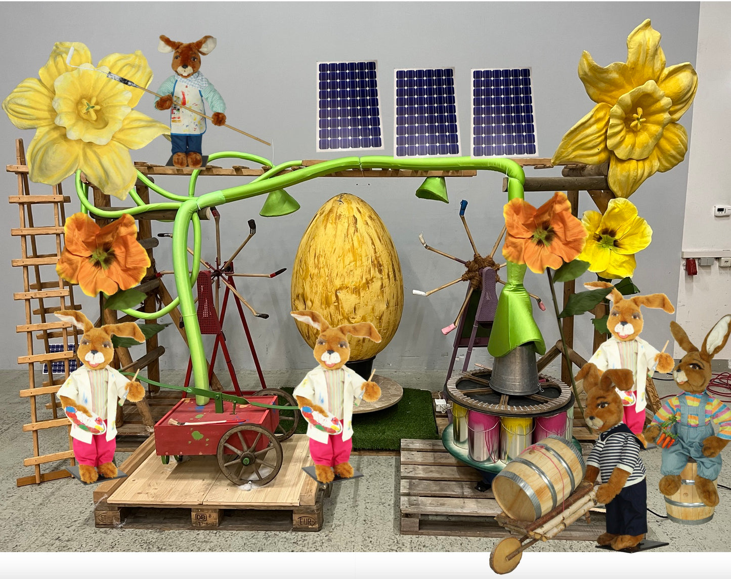 Egg painting machine