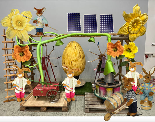 Egg painting machine
