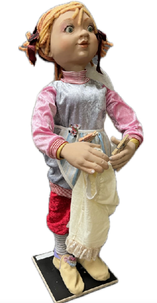 Angel 100 cm with laundry
