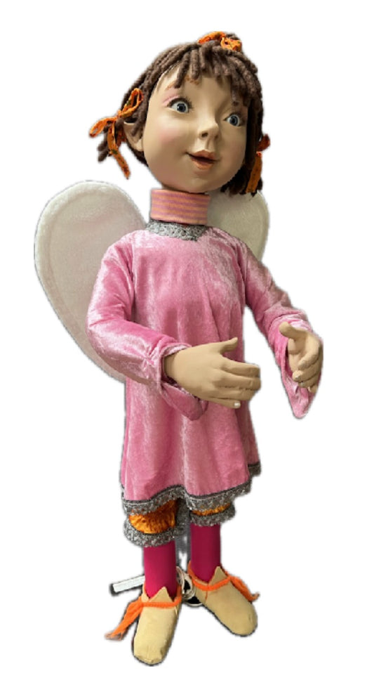 Angel 100 cm with pink dress 