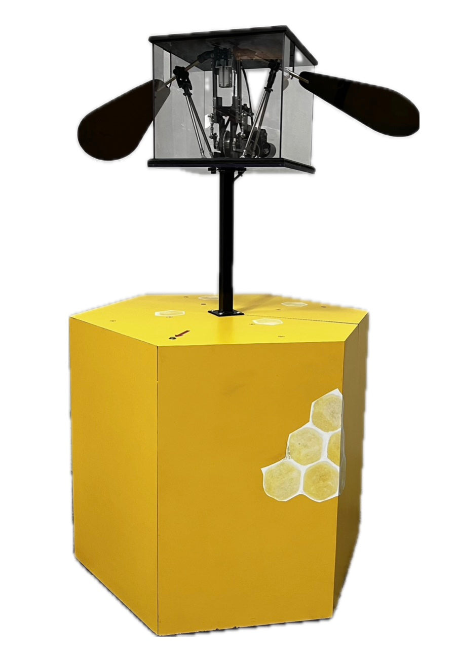 Wingbeat mechanism, an element of the bee exhibition 