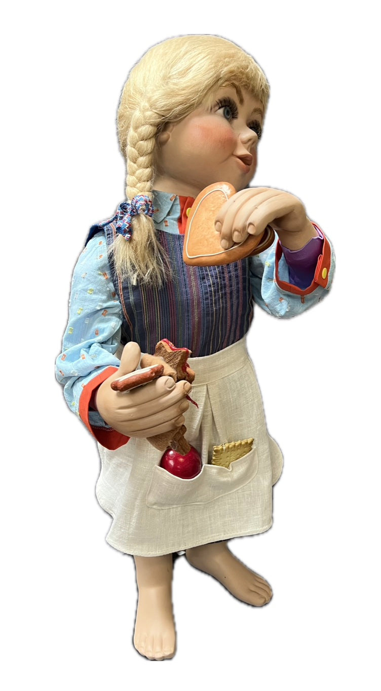 Gretel, a fairytale character from the fairytale "Hansel and Gretel"