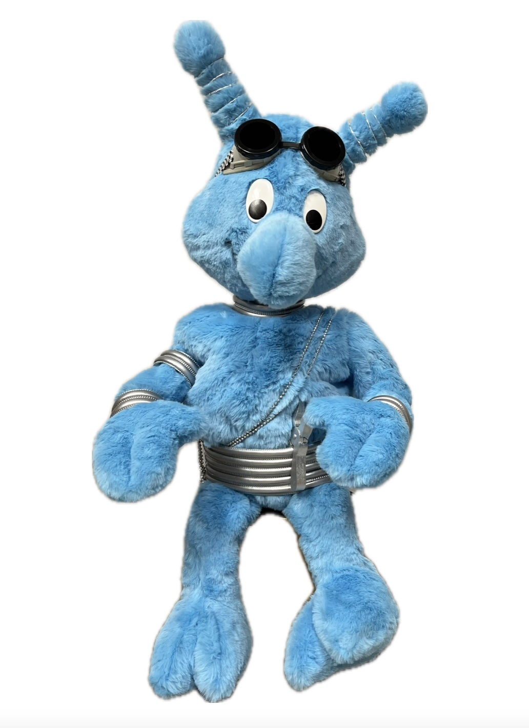 Martian with welding goggles