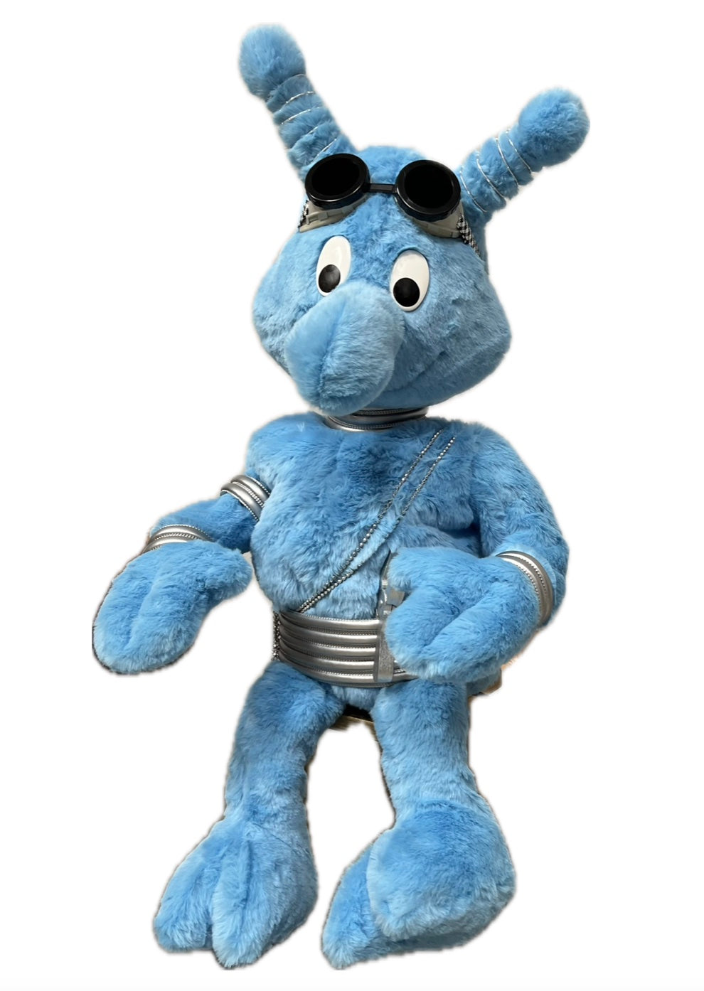 Martian with welding goggles