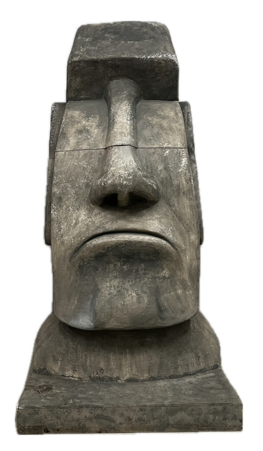 Moai Figure Easter Island Head Sculpture 290 cm (Rapa Nui5) - Unique Piece