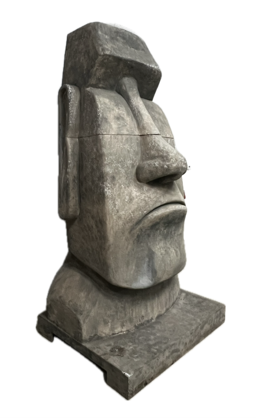 Moai Figure Easter Island Head Sculpture 290 cm (Rapa Nui5) - Unique Piece