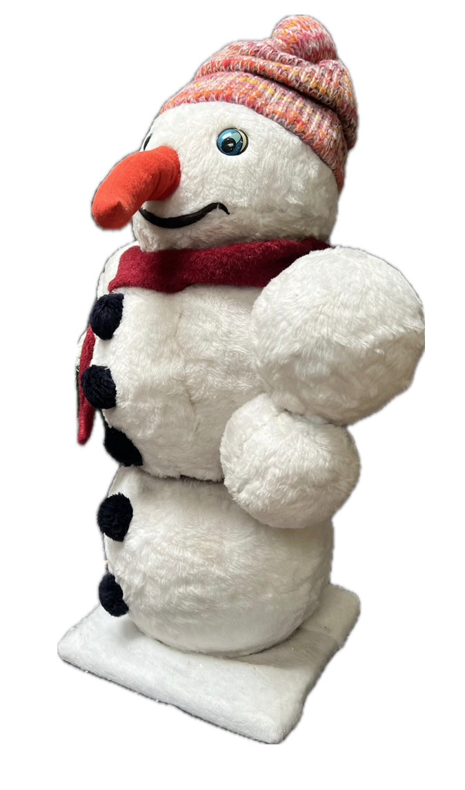Kuno der Schneemann mit Pudelmütze