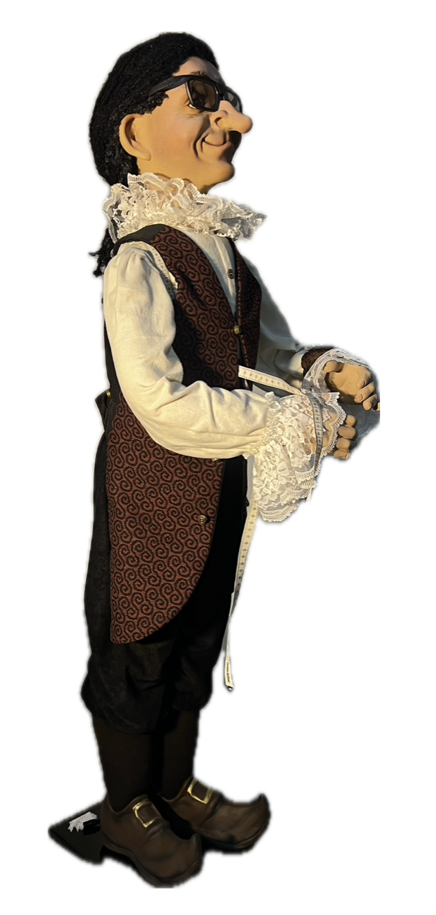 Tailor from the fairy tale "The Emperor's New Clothes"