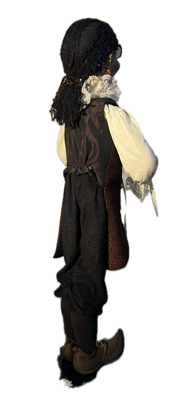Tailor from the fairy tale "The Emperor's New Clothes"
