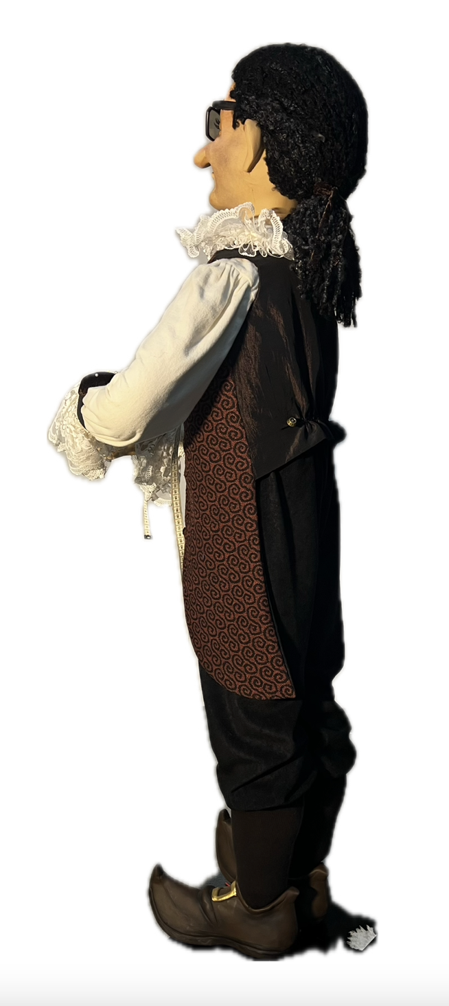 Tailor from the fairy tale "The Emperor's New Clothes"