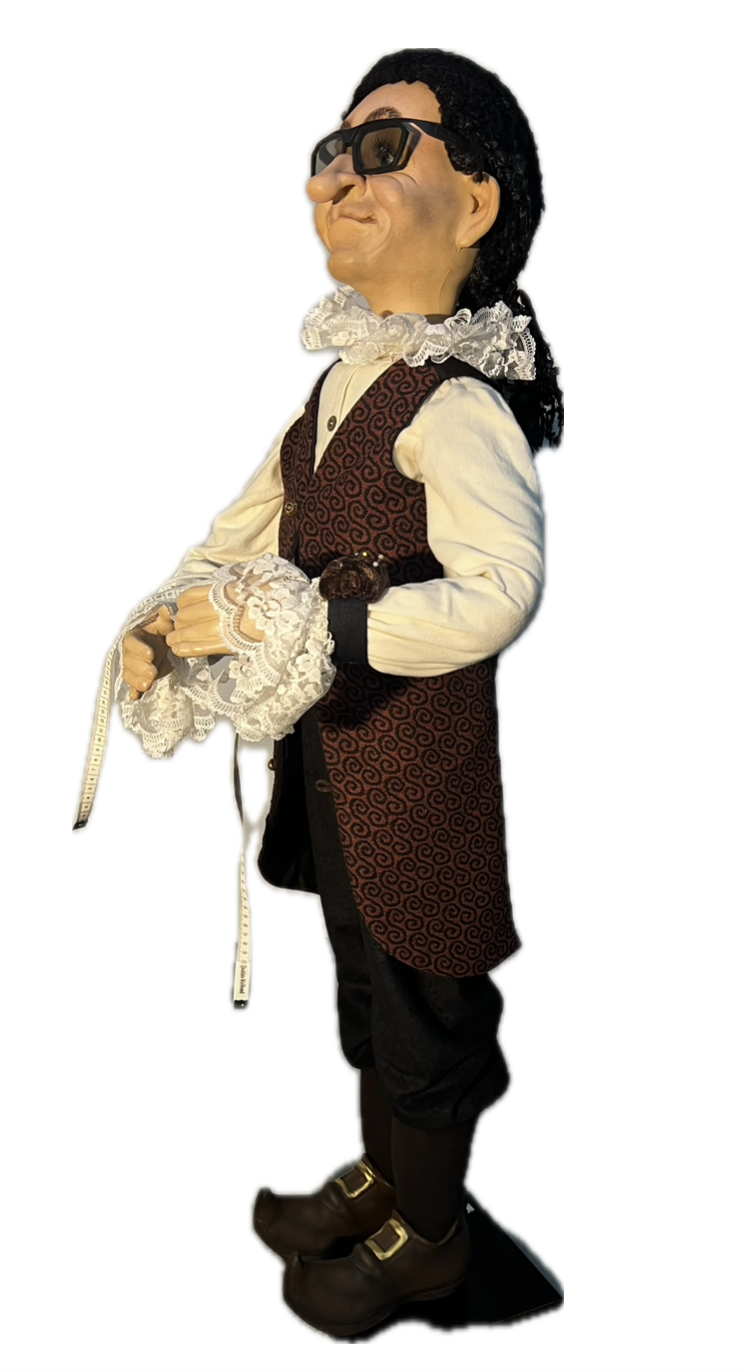 Tailor from the fairy tale "The Emperor's New Clothes"