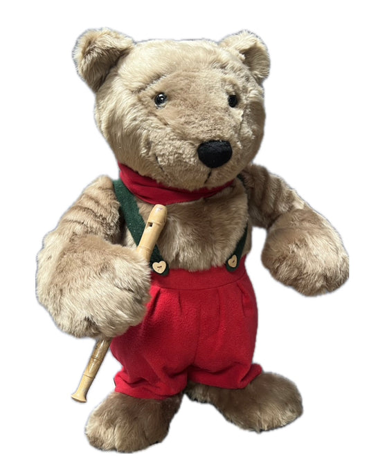 Teddybär mit Blockflöte