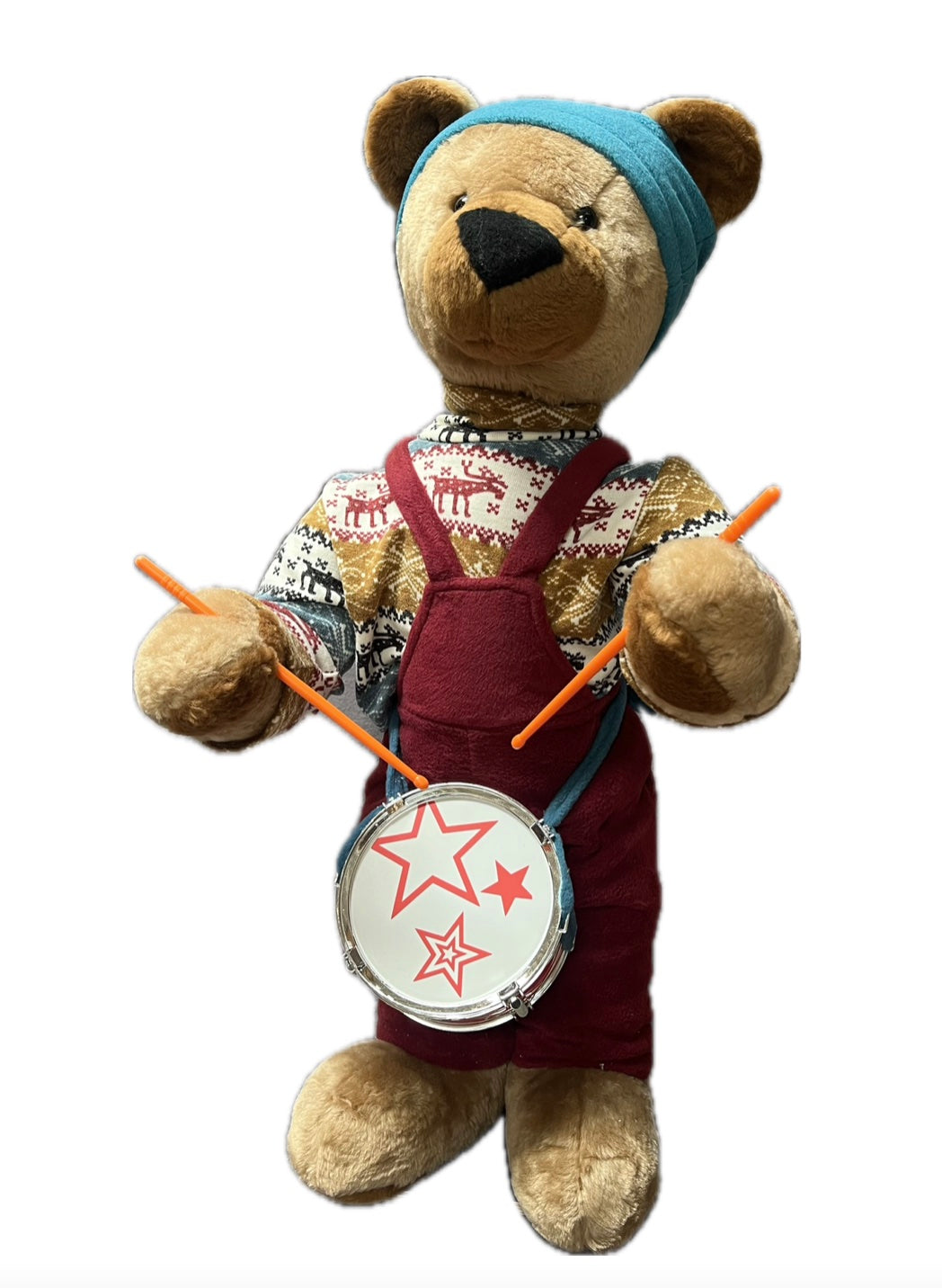 Teddy bear with drum 