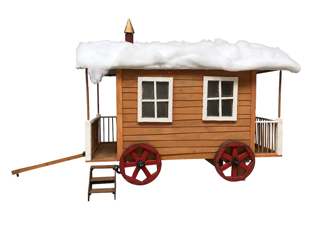 Circus wagon, shingle wagon, caravan