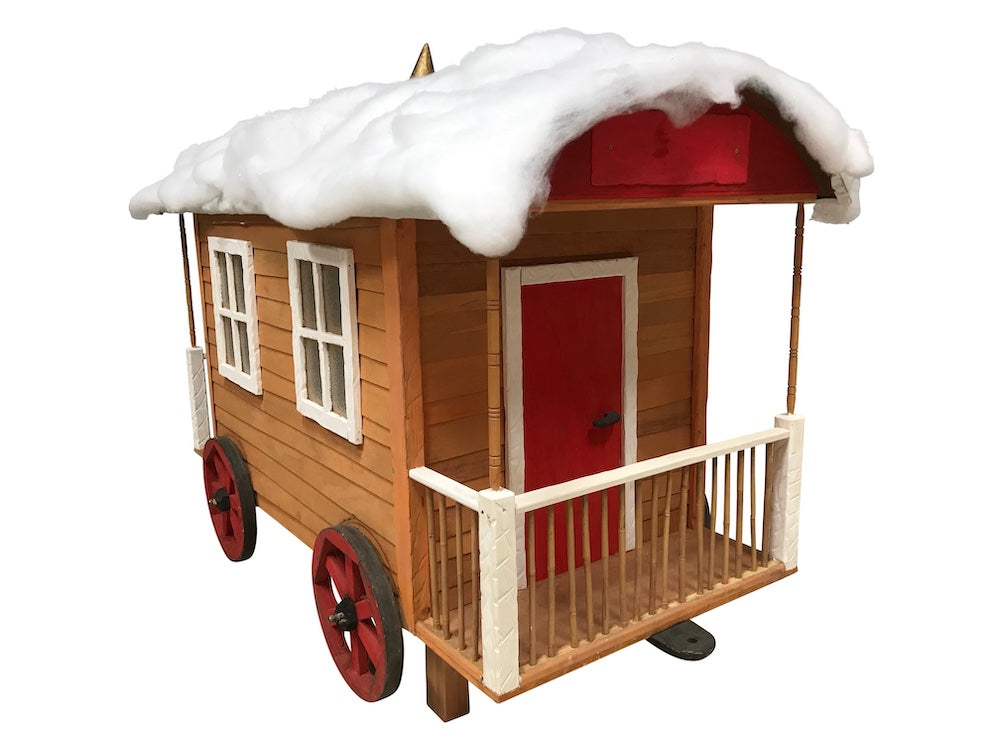 Circus wagon, shingle wagon, caravan